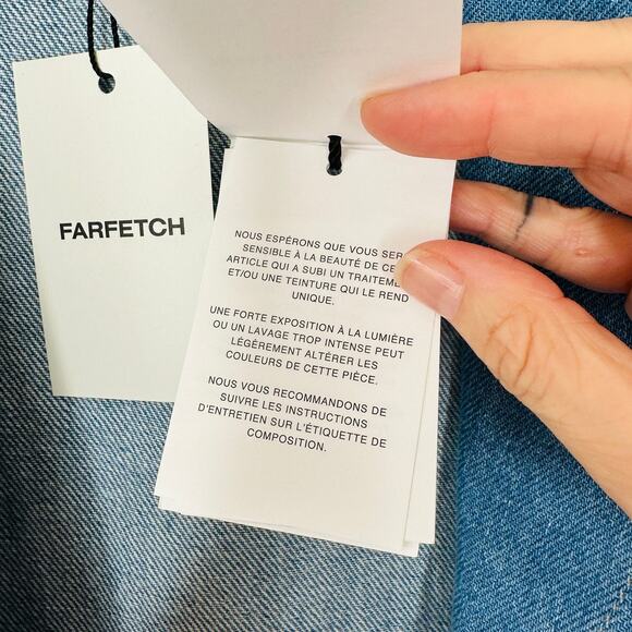 NWT Isabel Marant Medium Wash Pauline Snap Front Denim Jean Jacket 40 / L - Picture 13 of 15